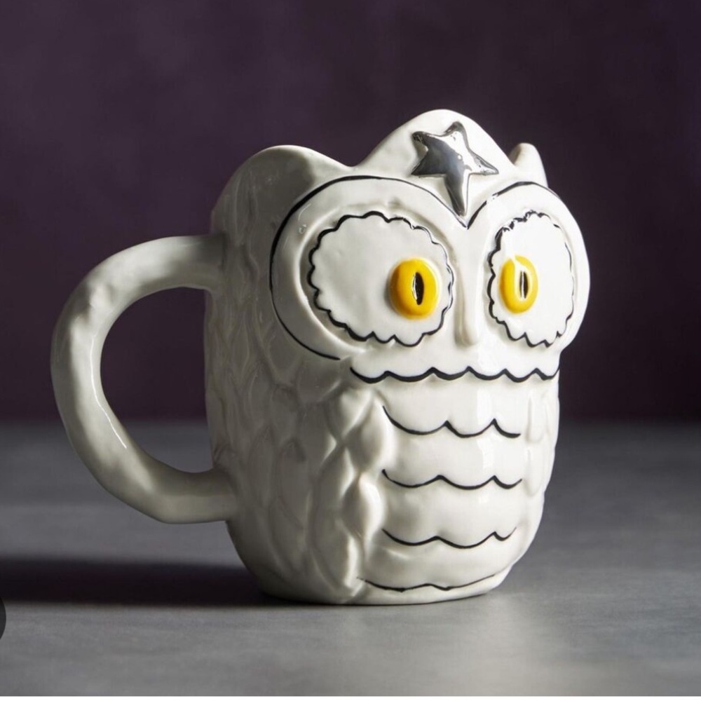 Anthropologie Francesca Kaye Owl mug, NEW!